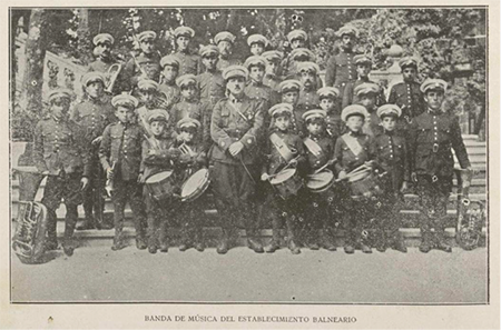 Banda de música del balneario. La Temporada en Mondariz n.º extra (01-12-1925): 14.