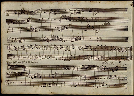 Menuet, E-Bbc M 1011, fol. 55v. Biblioteca de Catalunya.